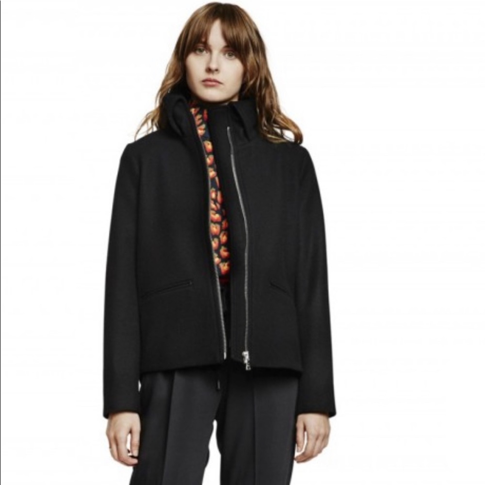 Won Hundred Kristy Wool Coat XS Dark Blue